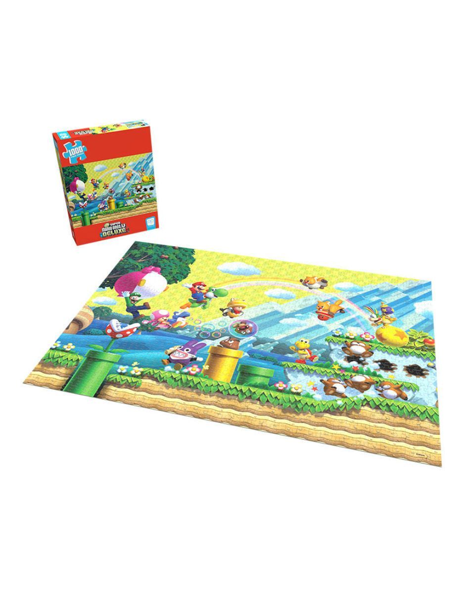 Rompecabezas escenarios emblemáticos de super mario rompecabezas super mario chaos & fun 1000 piezas 2