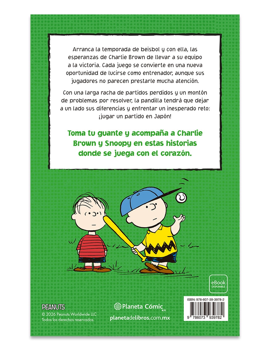 Libro Peanuts Sácala del Parque Charlie Brown de Charles M Schulz