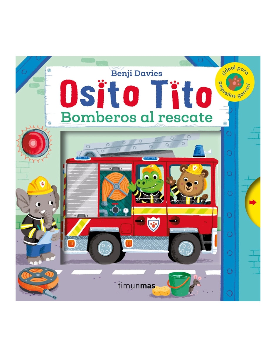 Libro Osito Tito Bomberos al Rescate de Benji Davies