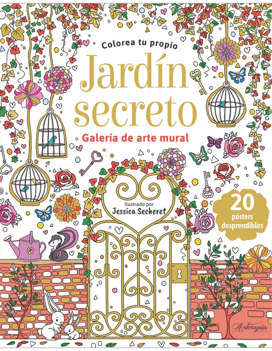 Libro Colorea Tu Propio Jardín Secreto de Editorial Guadal 1