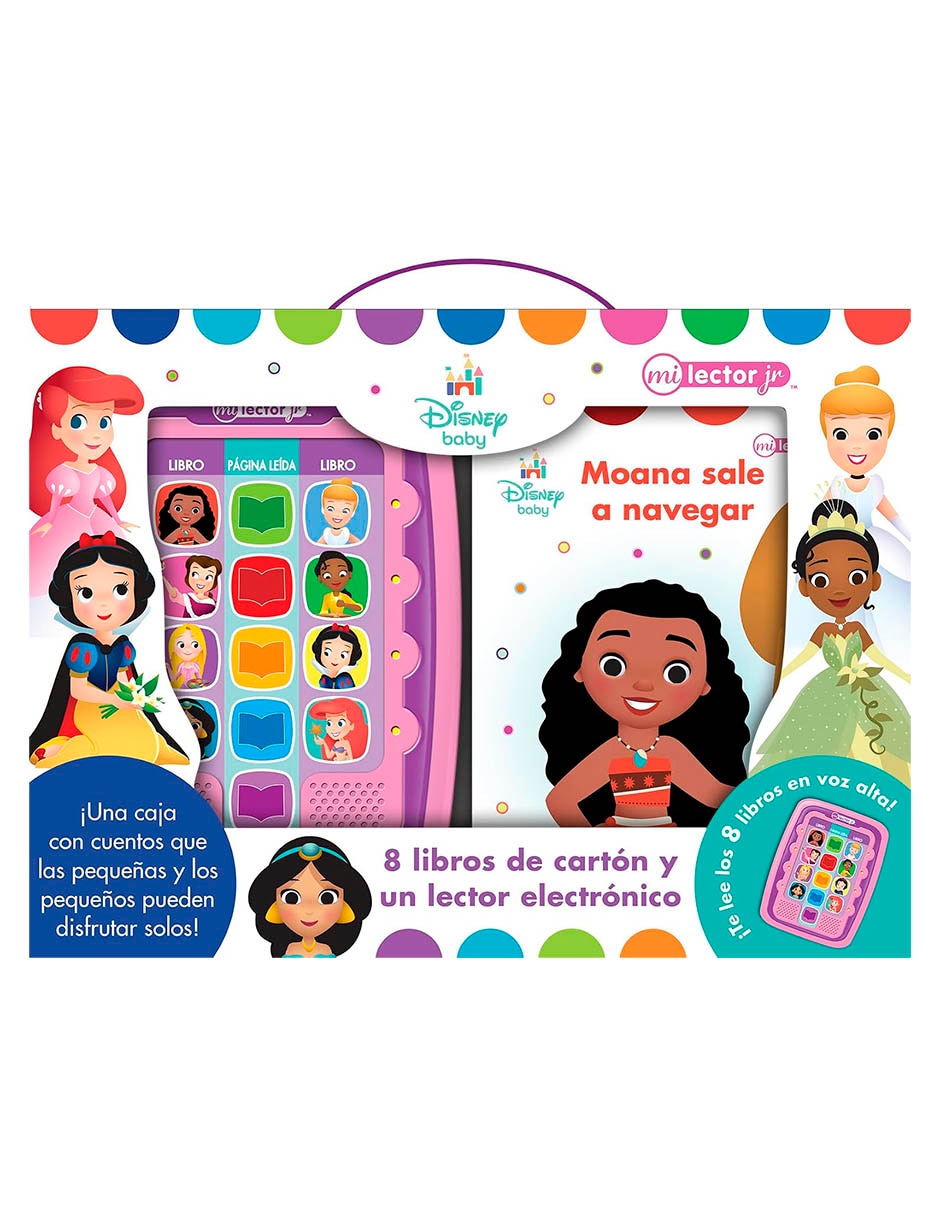 Libro Disney Baby: Moana, Ariel, Belle, y más Disney Princesas! Mi Lector Jr de Pi Kids 1