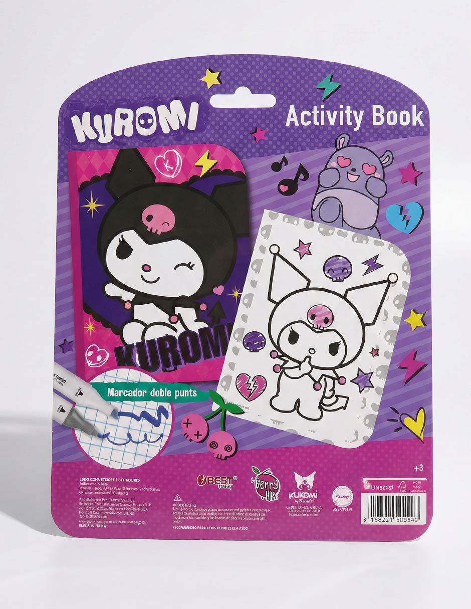 Libro Activity Book Kuromi de Best Trading 4