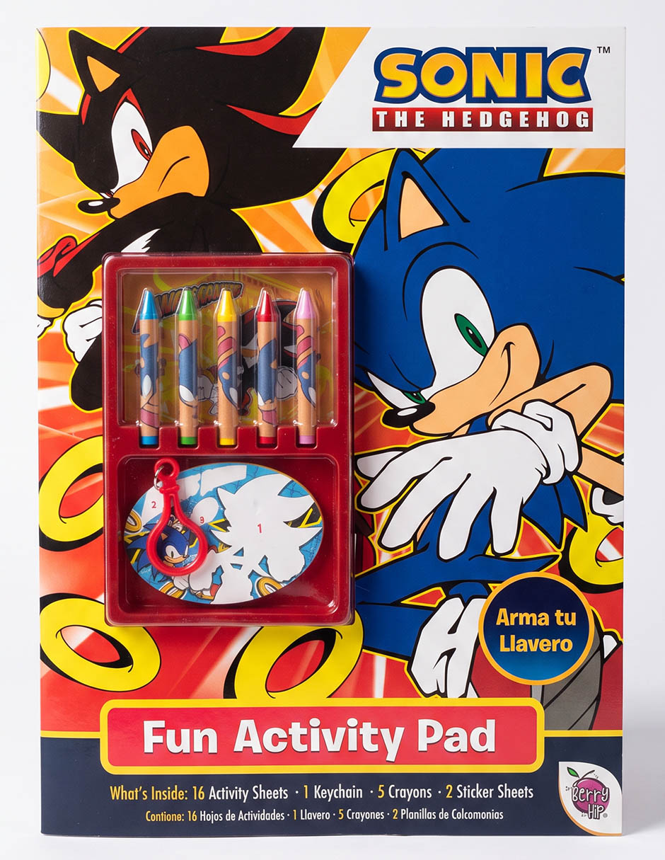 Libro Actividades divertidas de Sonic the Hedgehog de Berry Hip 1