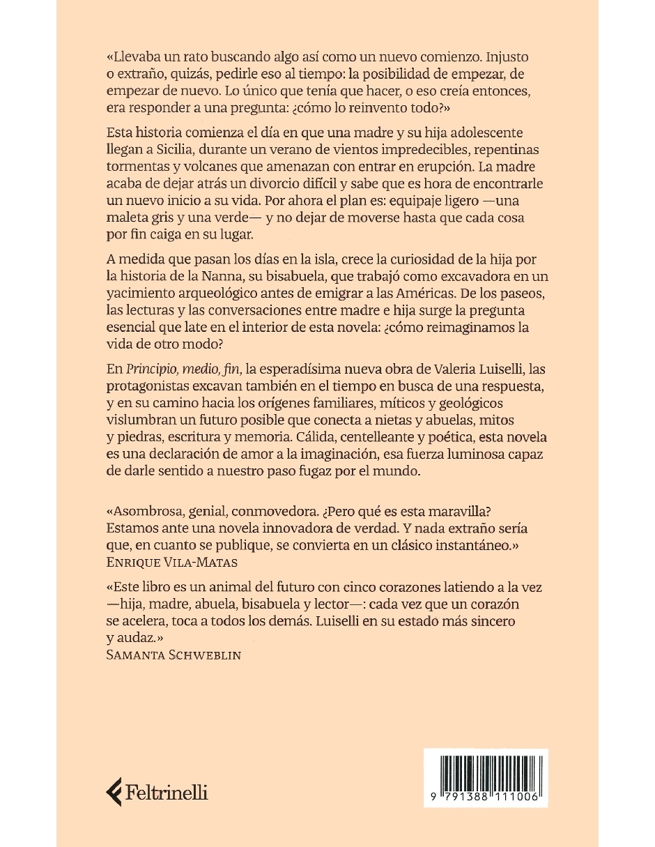 Libro Principio medio fin de Valeria Luiselli
