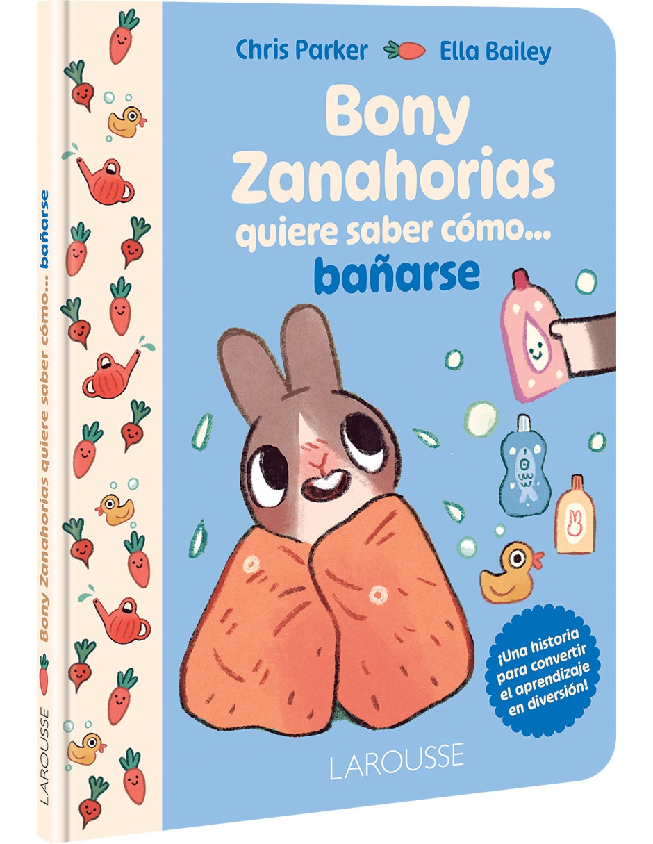 Libro Bunny Zanahorias quiere saber cómo… Bañarse de Chris Parker 4