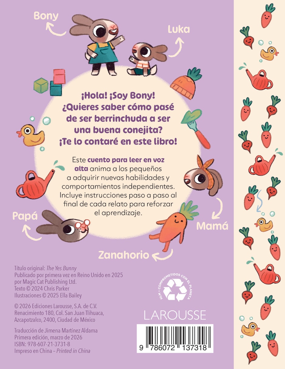 Libro Bunny Zanahorias quiere saber cómo… Tender la cama de Chris Parker 2