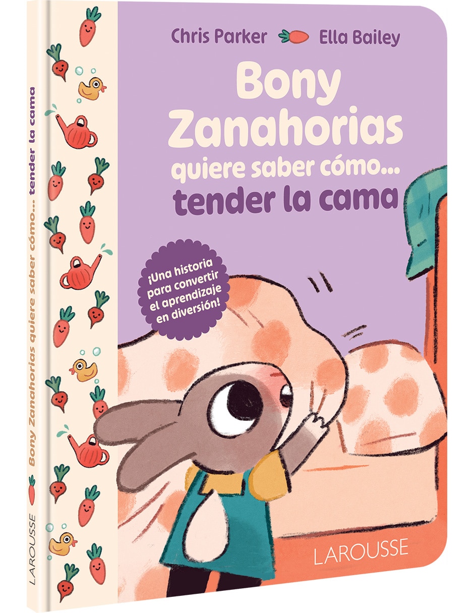 Libro Bunny Zanahorias quiere saber cómo… Tender la cama de Chris Parker 4