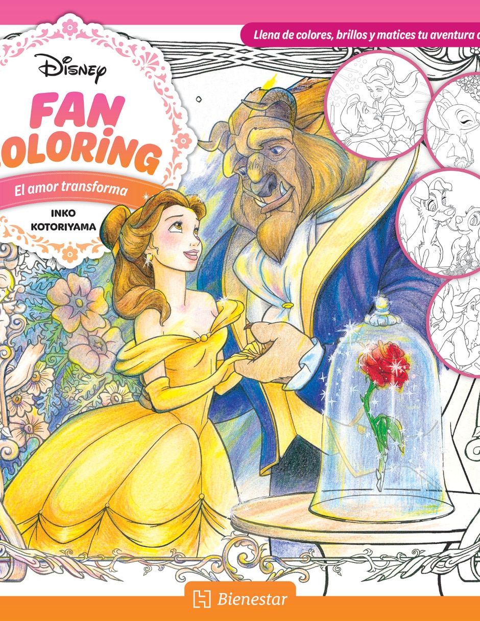 Libro Fan Coloring: El Amor Transforma de Inko Kotoriyama