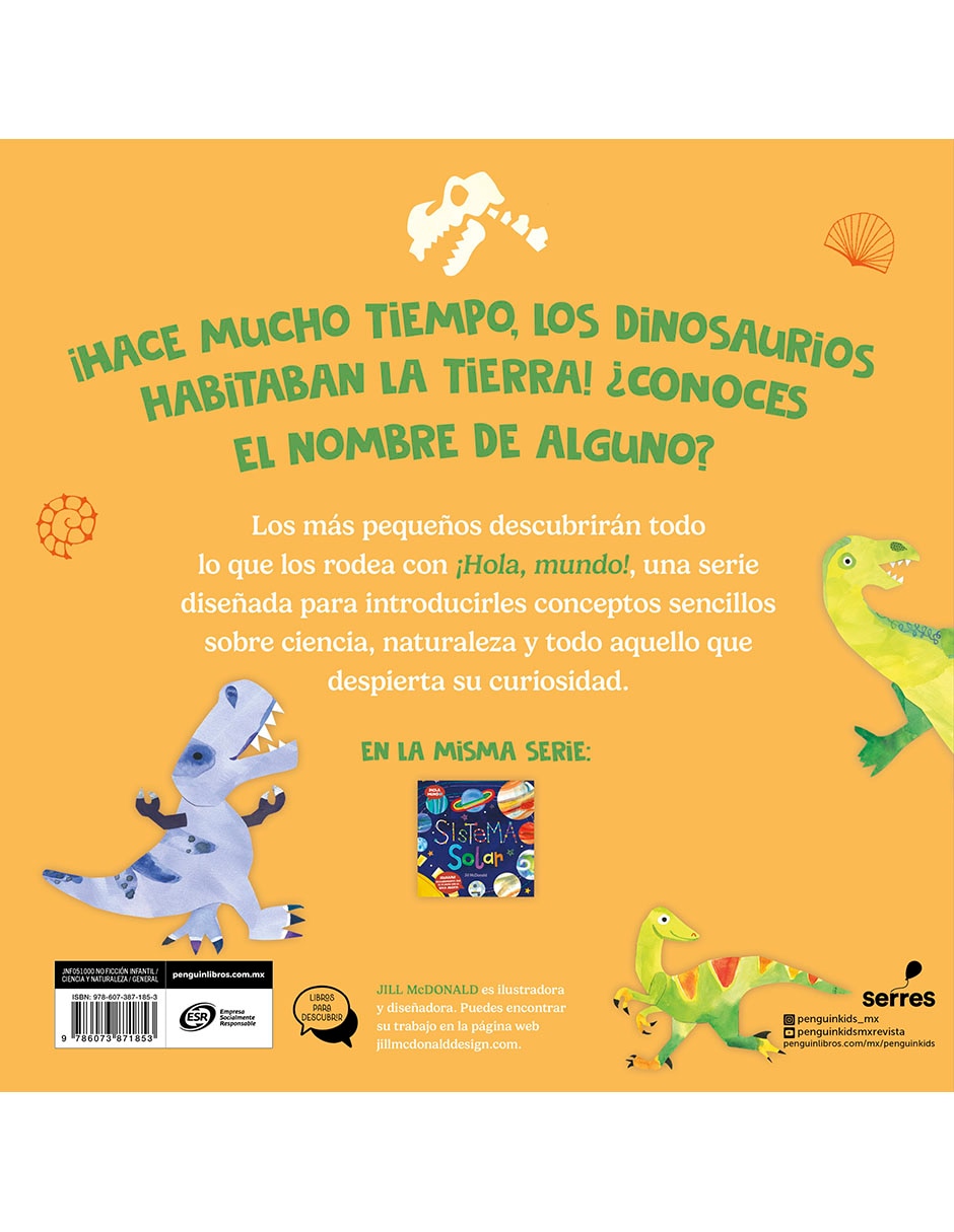 Libro Dinosaurios de Jill Mcdonald