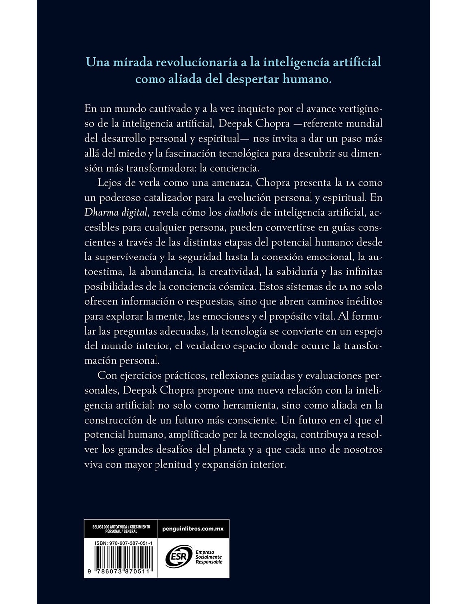 Libro Dharma digital de Deepak Chopra Libro Dharma digital de Deepak Chopra