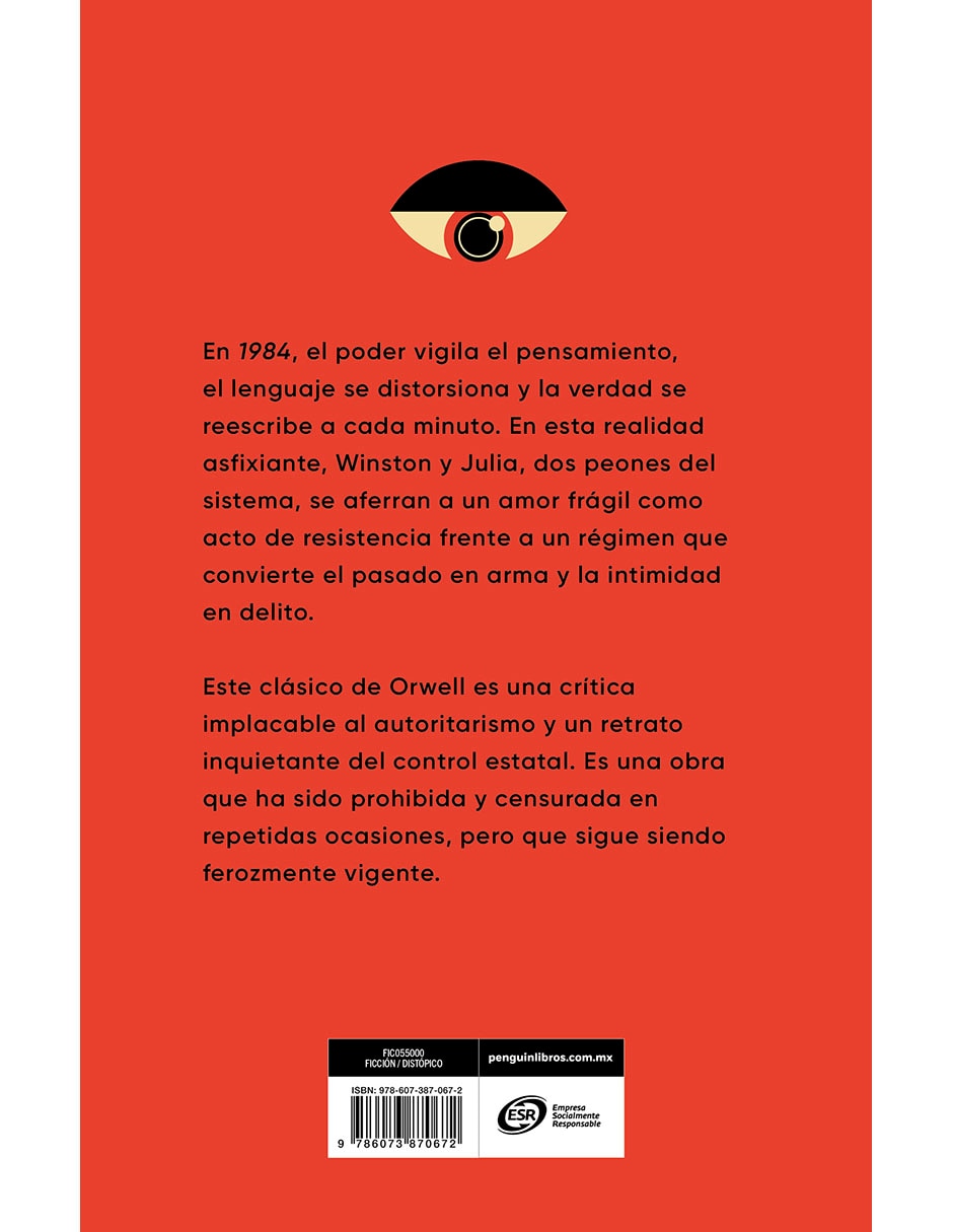Libro 1984 de George Orwell