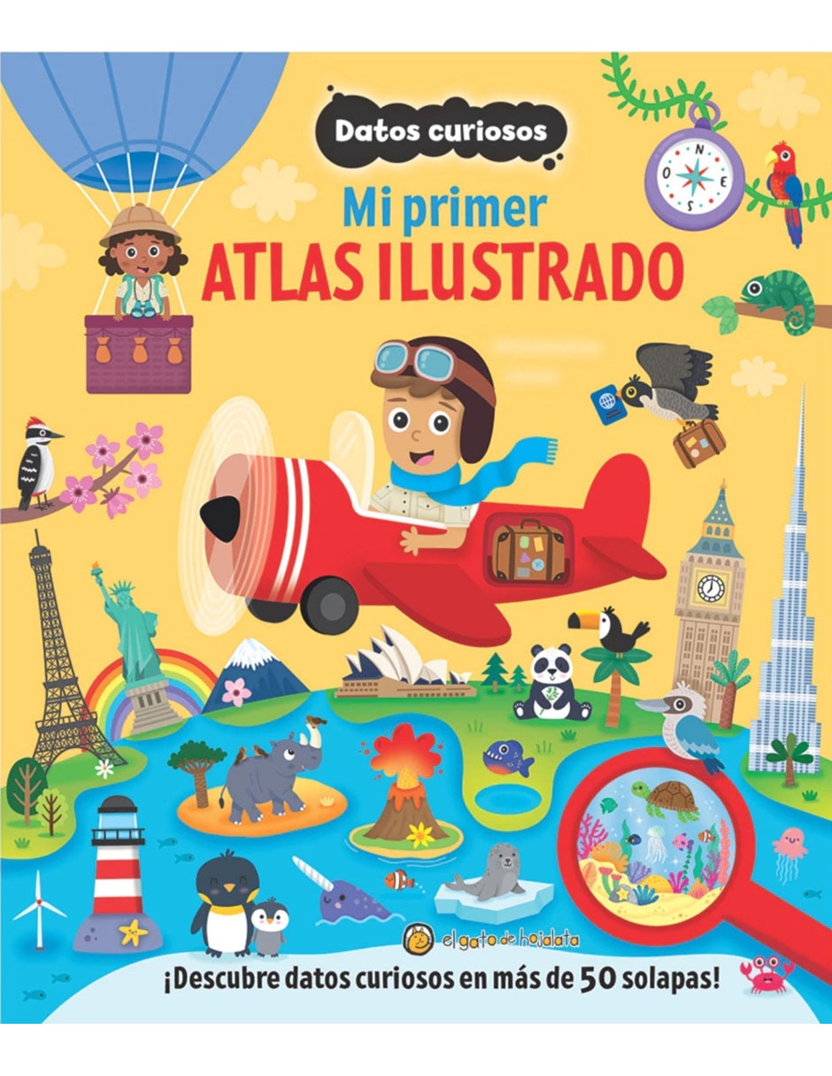 Libro Mi Primer Atlas Ilustrado. Datos Curiosos de Editorial Guadal 1