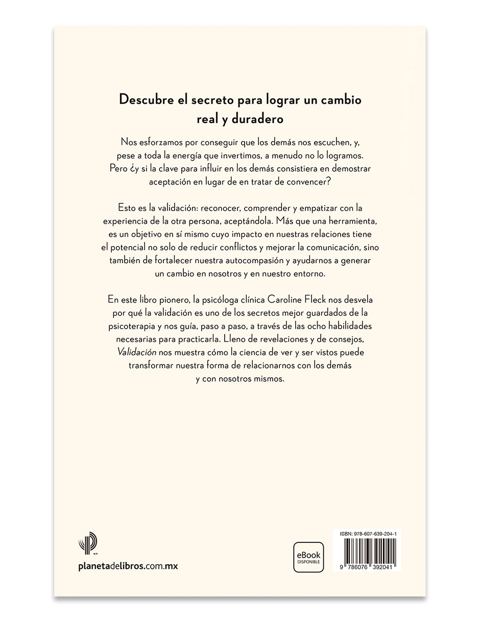 Libro Validación de Caroline Fleck