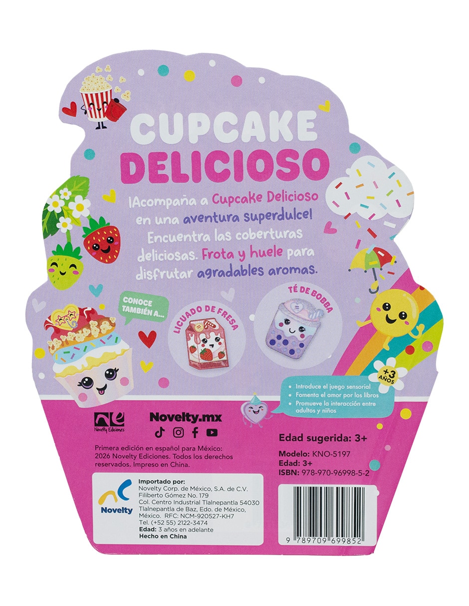 Libro Preescolar Frota y Huele Cupcake de
