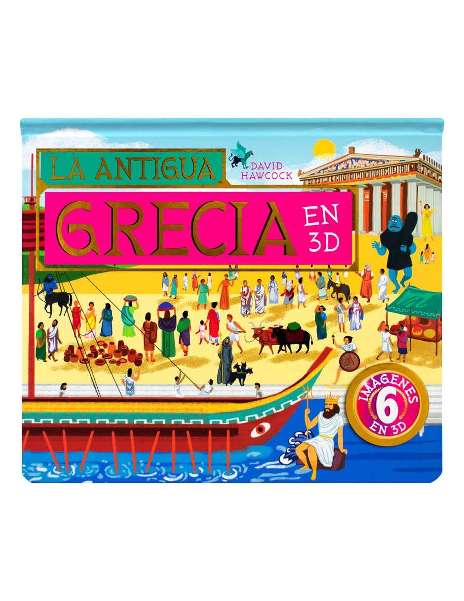 Libro Civilizaciones La Antigua Grecia en 3D de Silver Dolphin