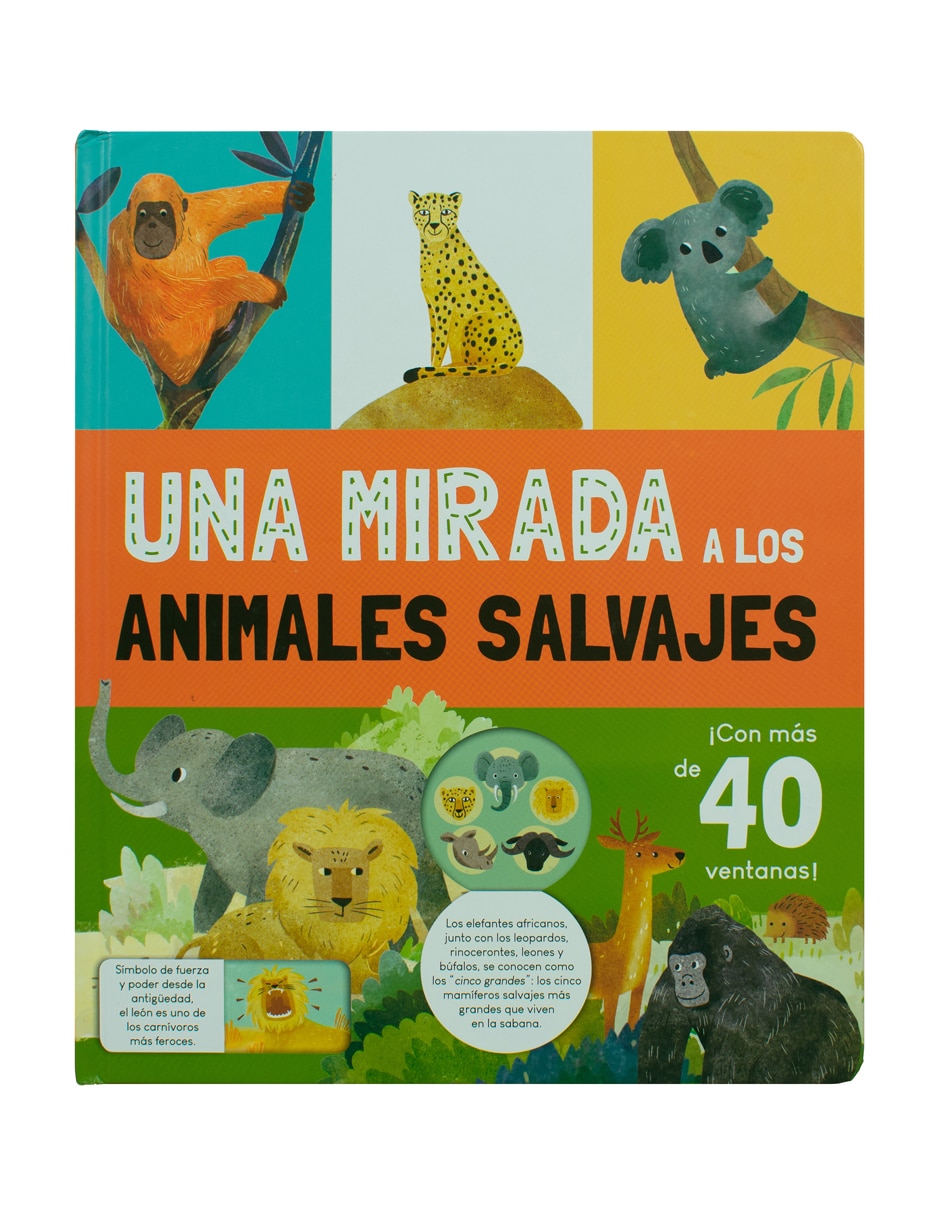 Libro Una Mirada A los Animales Salvajes de Silver Dolphin 1