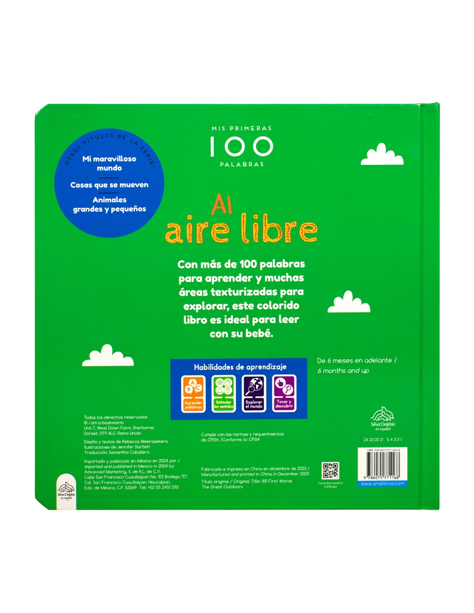 Libro Mis Primeras 100 Palabras Al Aire Libre de Silver Dolphin