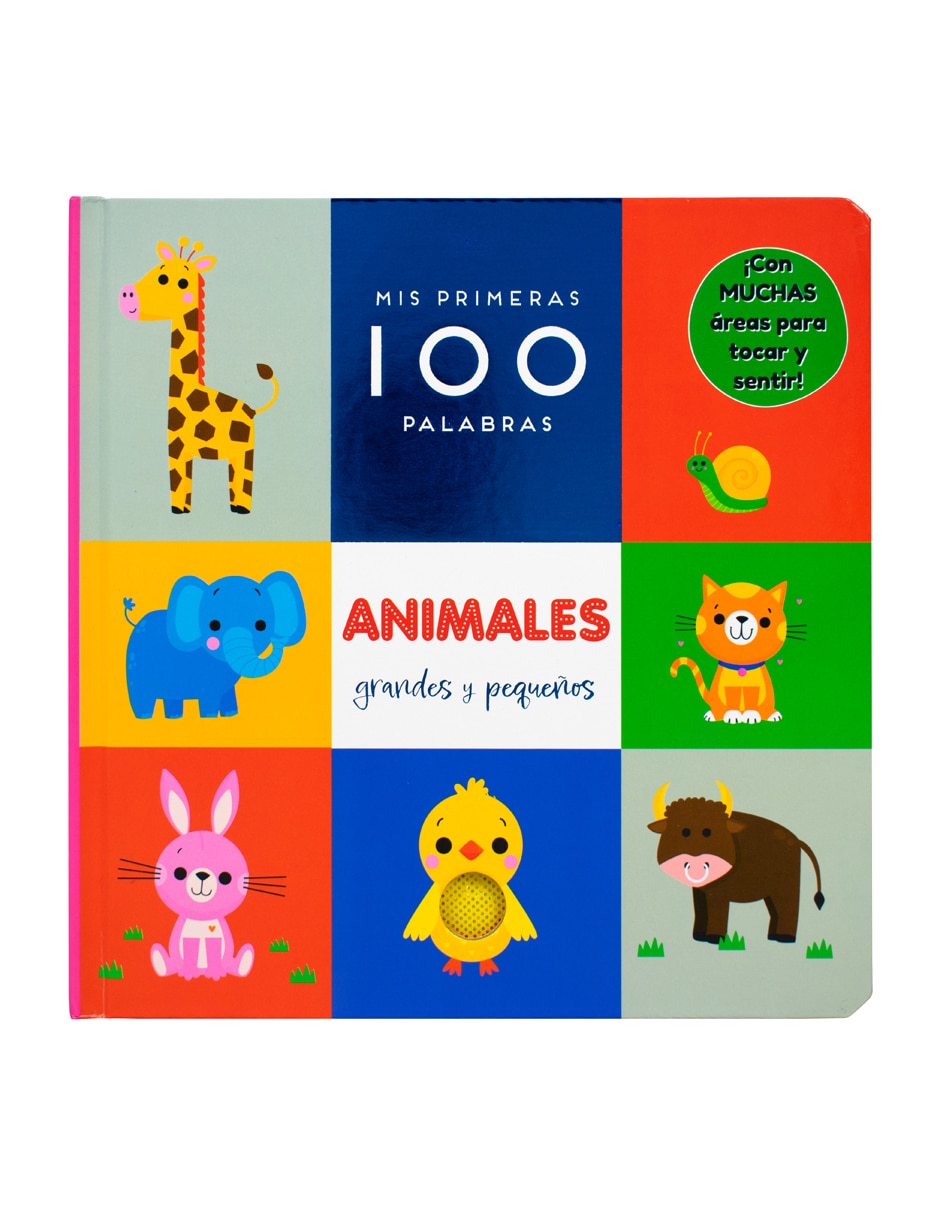 Libro Mis Primeras 100 Palabras Animales Grandes y Pequeños de Silver Dolphin 1