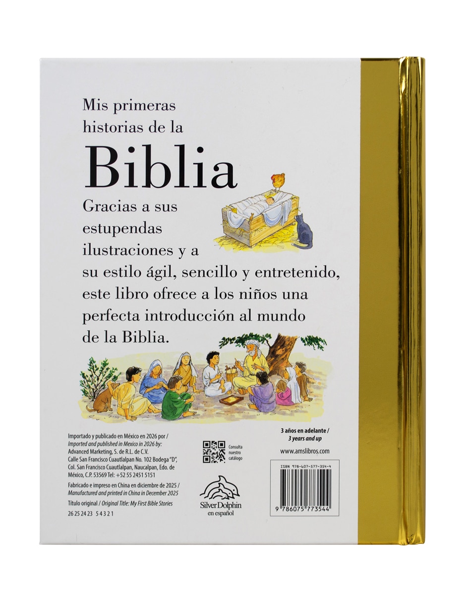 Libro Mis Primeras Historias de la Biblia de Silver Dolphin