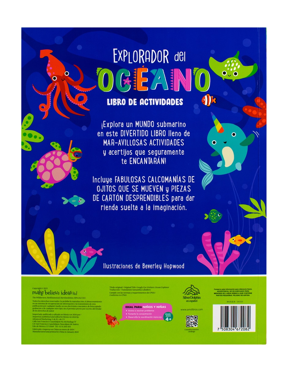 LIBRO DE ACTIVIDADES: EXPLORADOR DEL OCEANO de SILVER DOLPHIN