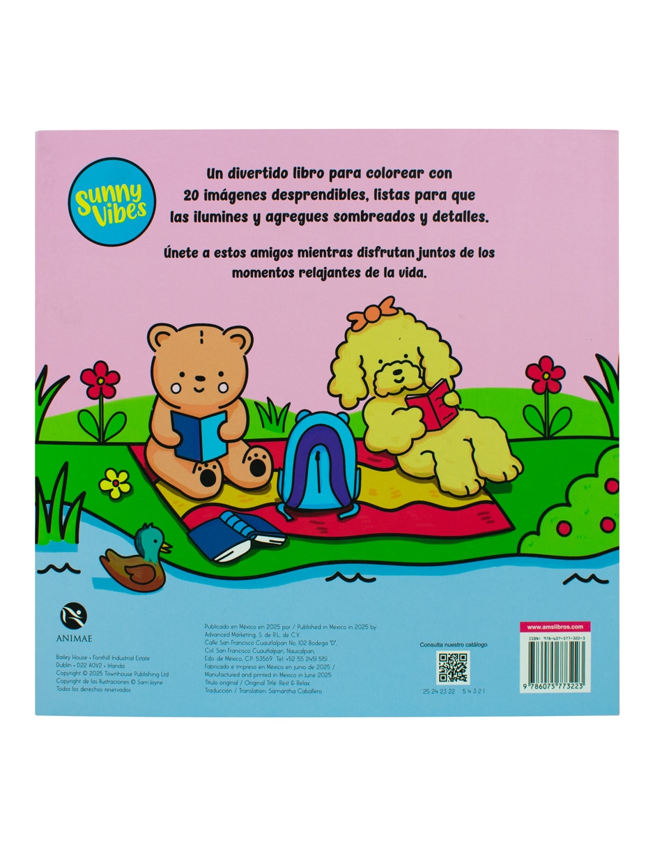 Libro para Colorear Rest & Relax de Animae
