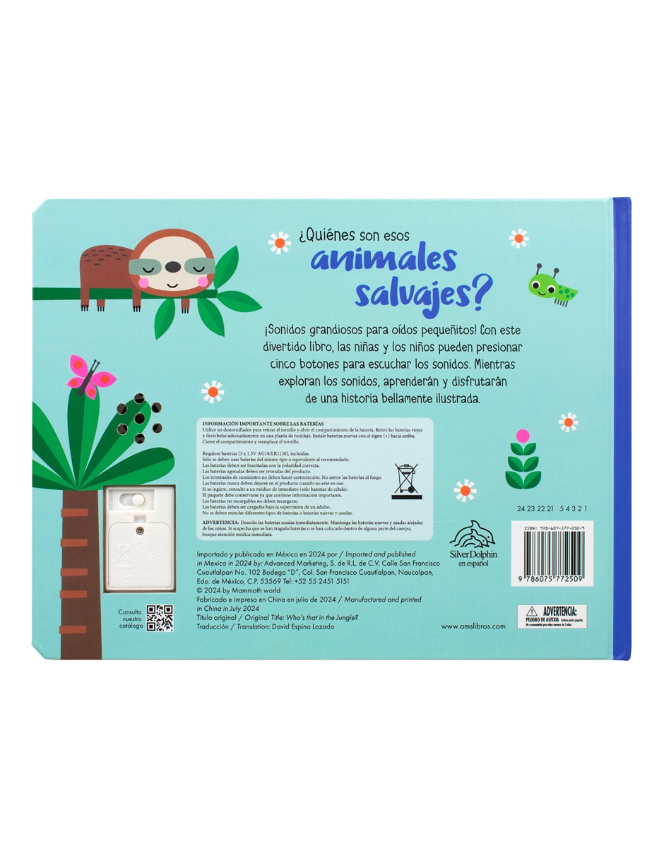 Libro ¿Quiénes Son Esos Animales Salvajes? de Silver Dolphin 1