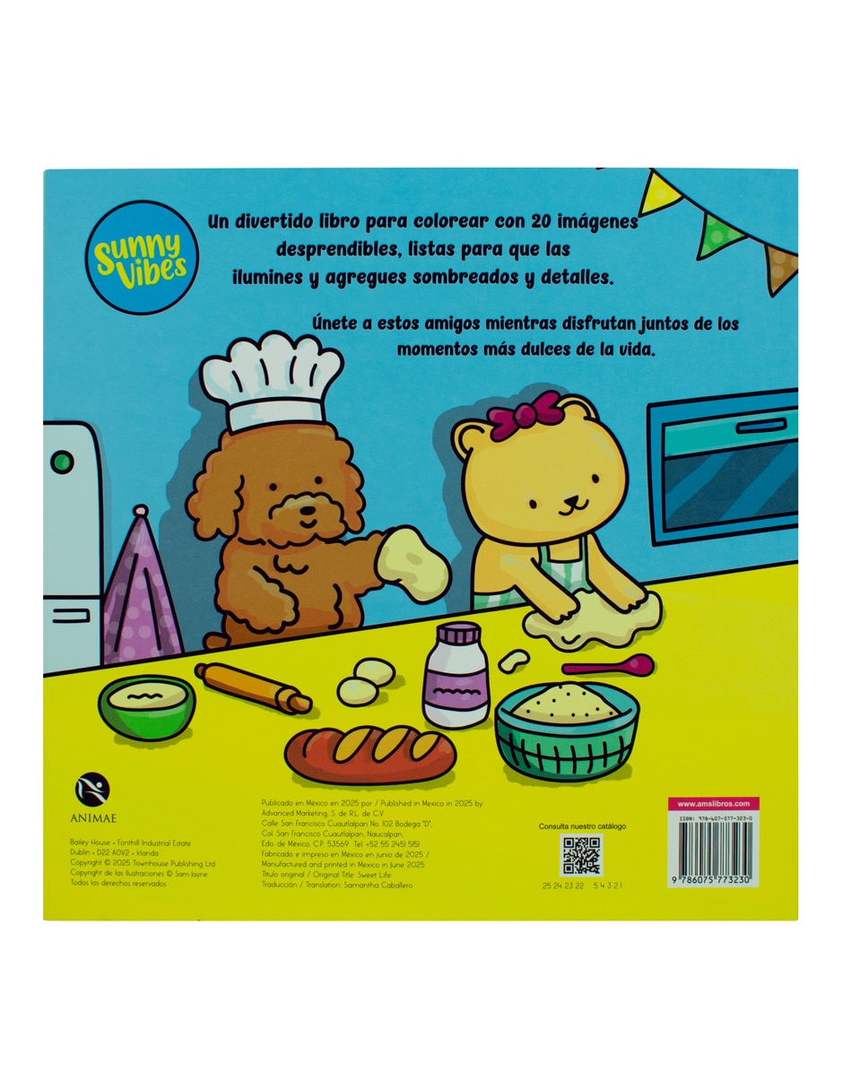 Libro para Colorear Sweet Life de Animae