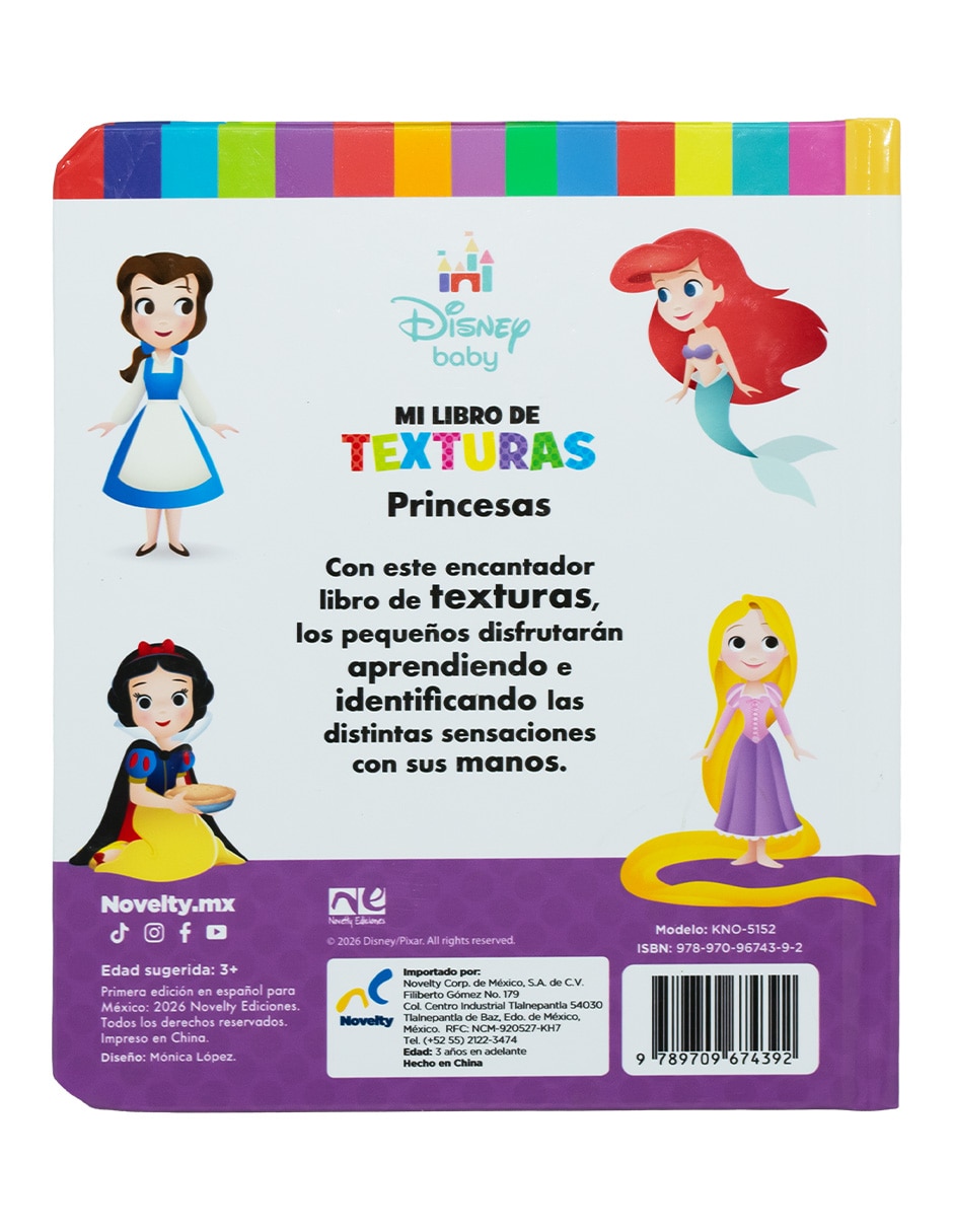 Libro MI LIBRO DE TEXTURAS PRINCESAS de