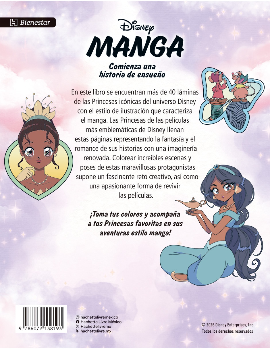 Libro Manga Disney Princesas de Ediciones Larousse 3