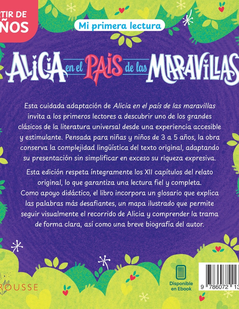 Libro Alicia en el País de Las Maravillas (Mi Primera Lectura) de Lewis Carroll