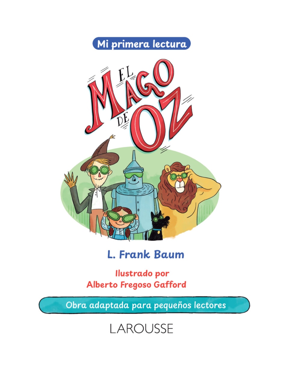 Libro El mago de Oz (Mi primera lectura) de Lyman Frank Baum