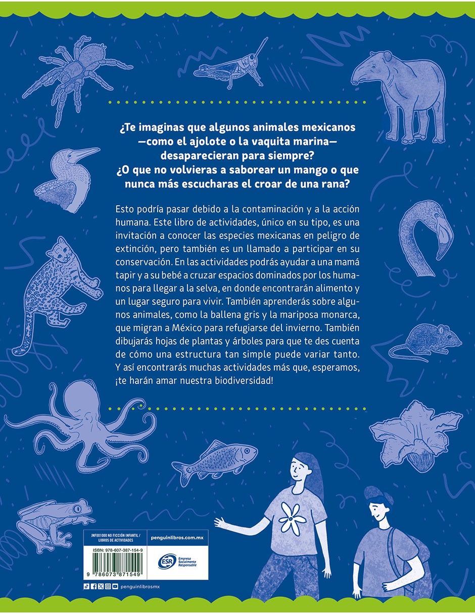 Libro Conoce Algunas Especies Mexicanas en Peligro ¡Y Cómo Ayudarlas! de Clementina Equihua Alejandra Medellin