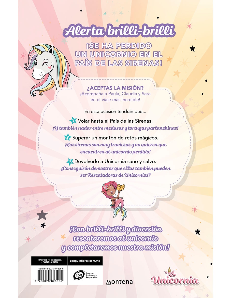 Libro Rescatadoras de Unicornios 1 - Viaje Al País de Las Sirenas de Ana Punset Libro Rescatadoras de Unicornios 1 - Viaje Al País de Las Sirenas de Ana Punset