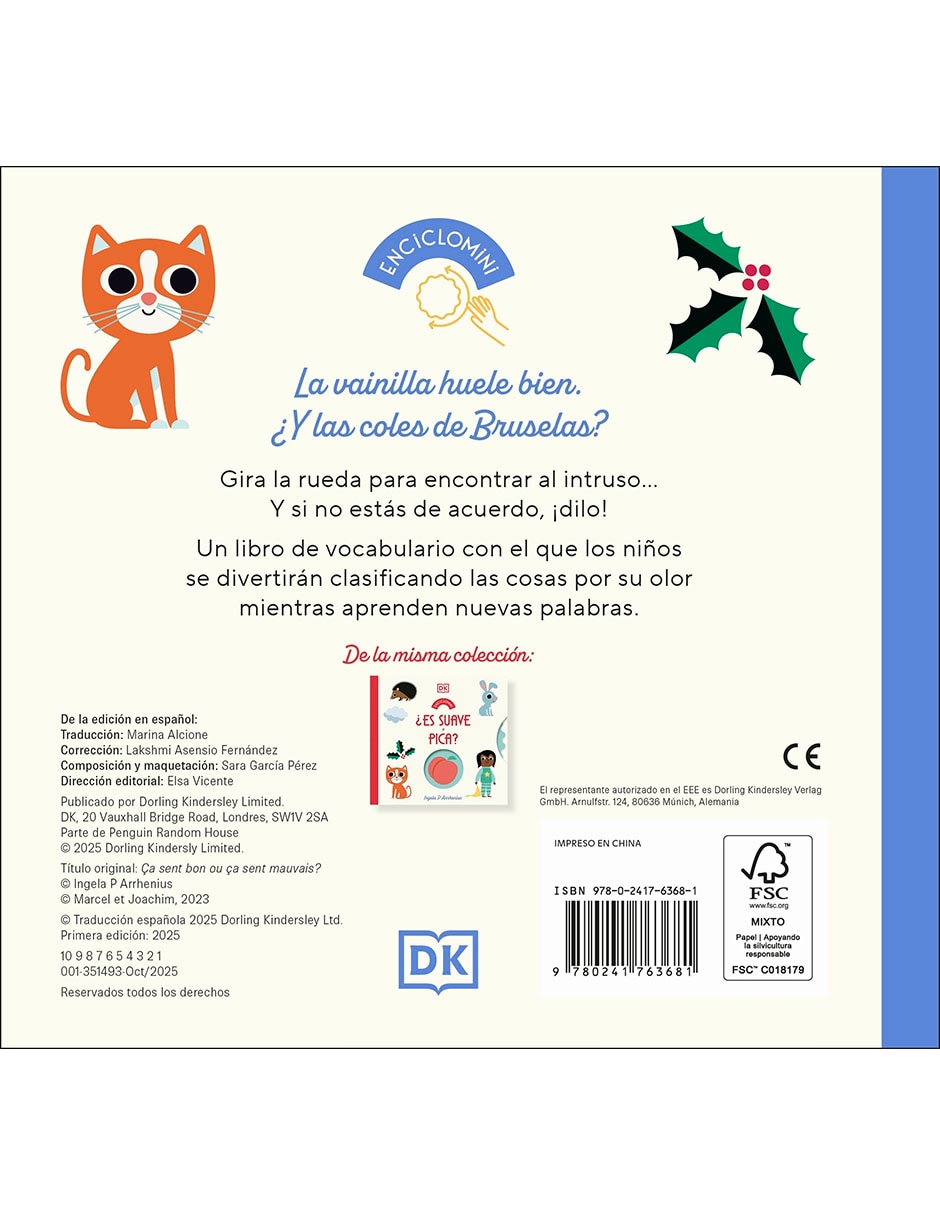 Libro ¿Huele Bien O Huele Mal? de Ingela P. Arrhenius