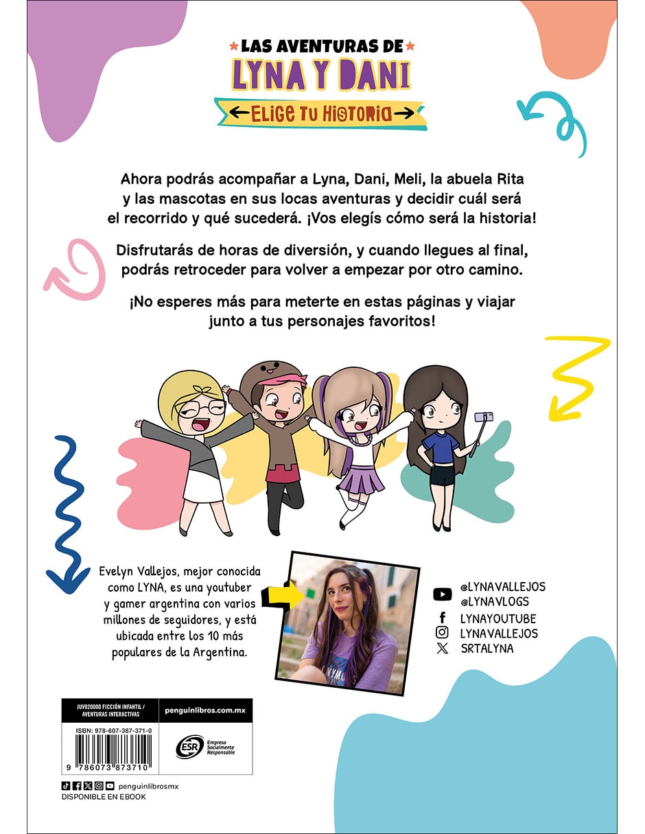 Libro Las Aventuras de Lyna y Dani de Lyna Vallejos/Daniel Morro