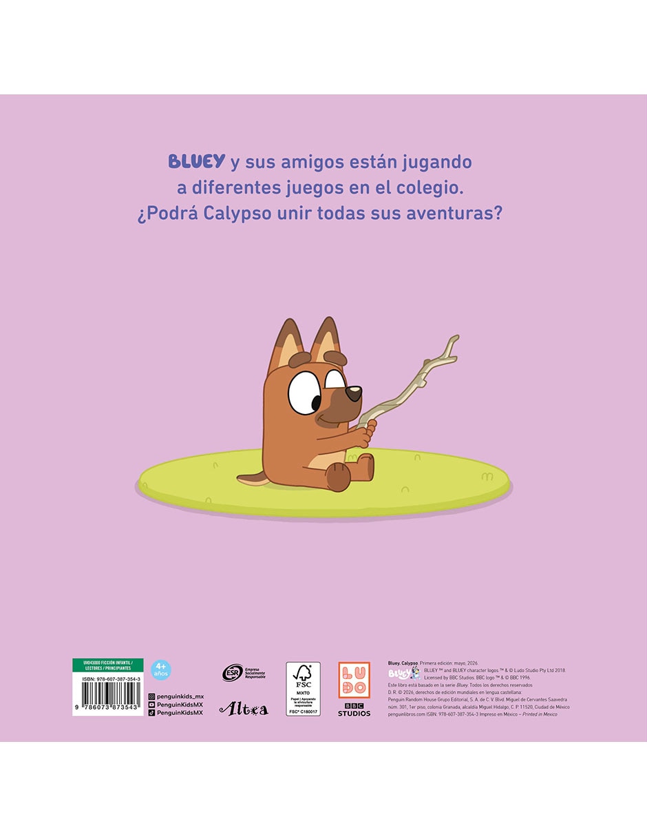 Libro Calypso de Bluey 2