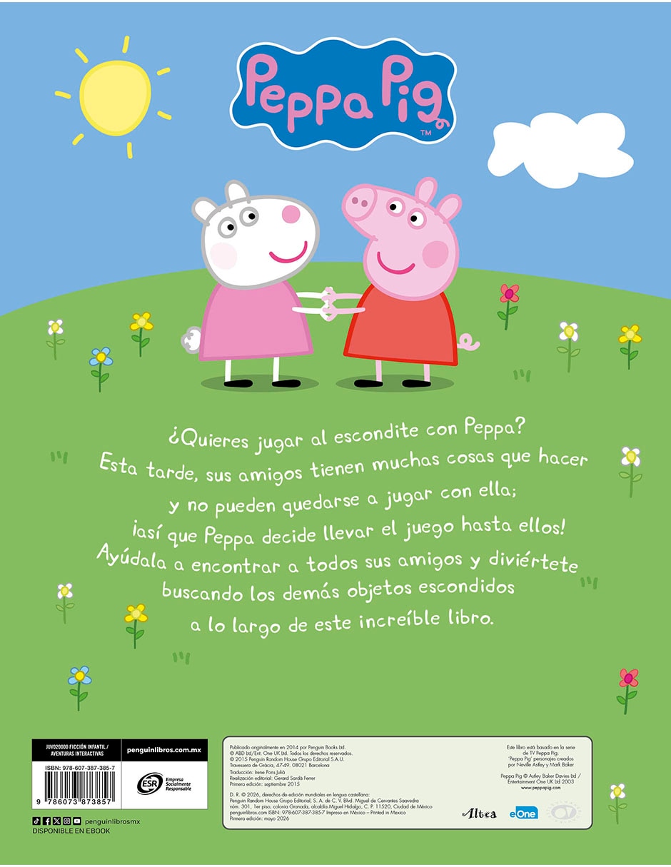Libro ¡JUEGA AL ESCONDITE! de HASBRO