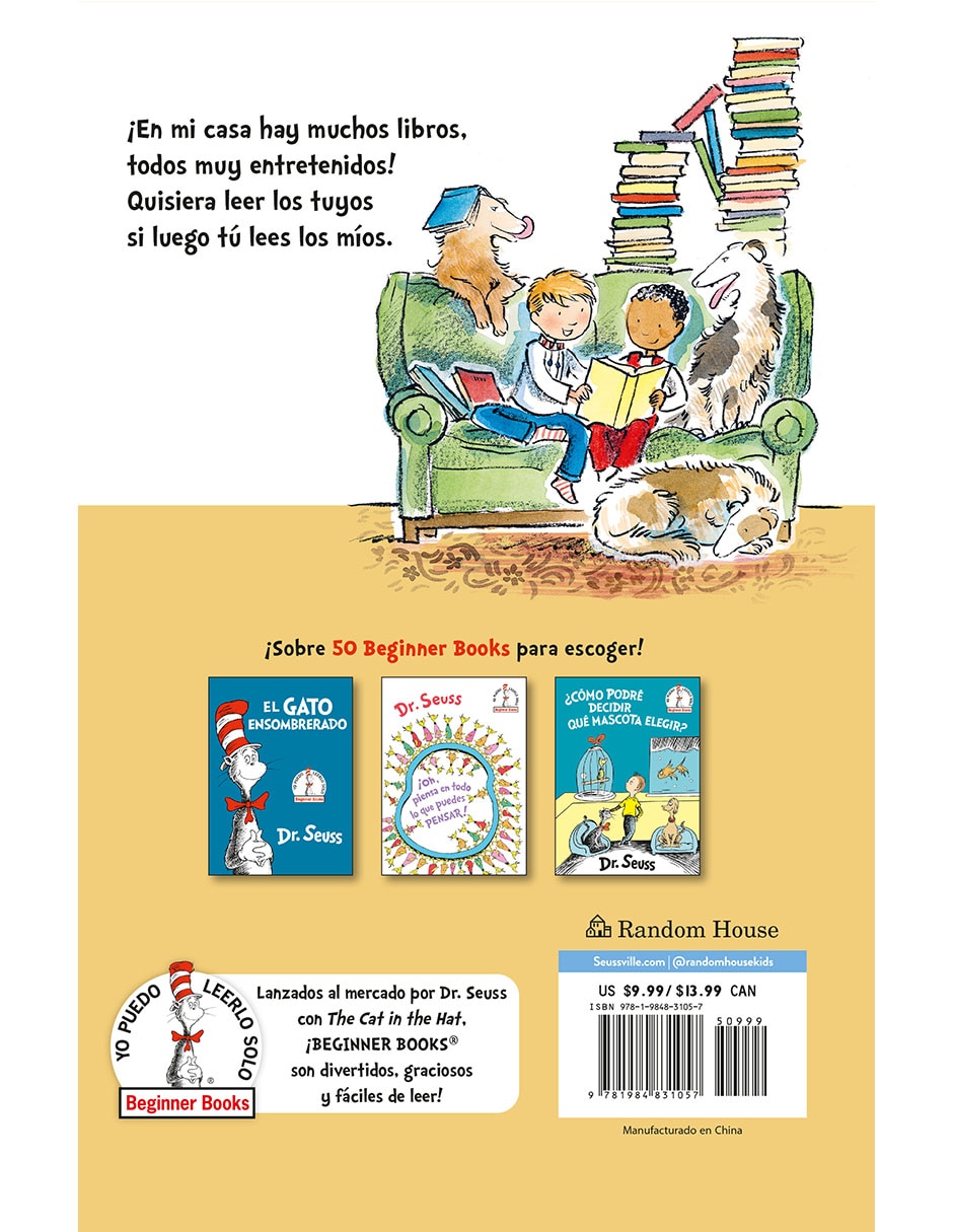 Libro Ven A Mi Casa de Dr. Seuss