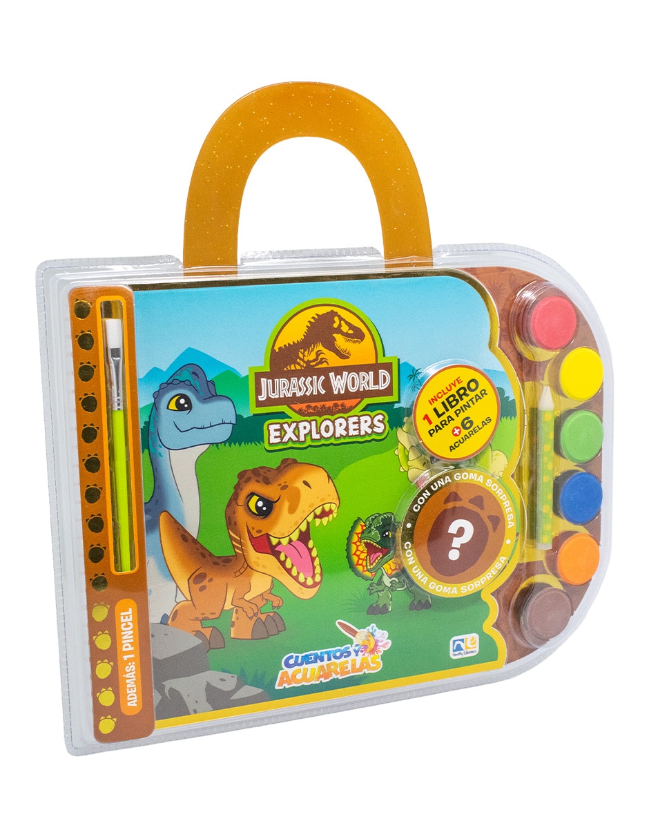 Libro Tru Cuentos y Acuarelas Jurassic Explorers de Novelty Ediciones 1