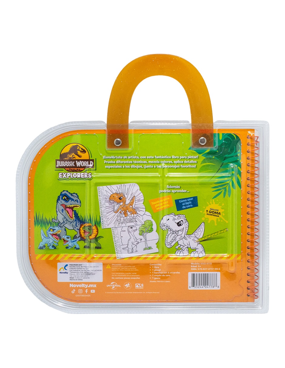 Libro Tru Cuentos y Acuarelas Jurassic Explorers de Novelty Ediciones 2