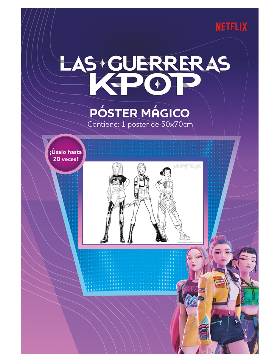 Poster mágico de las Guerreras K-Pop 1