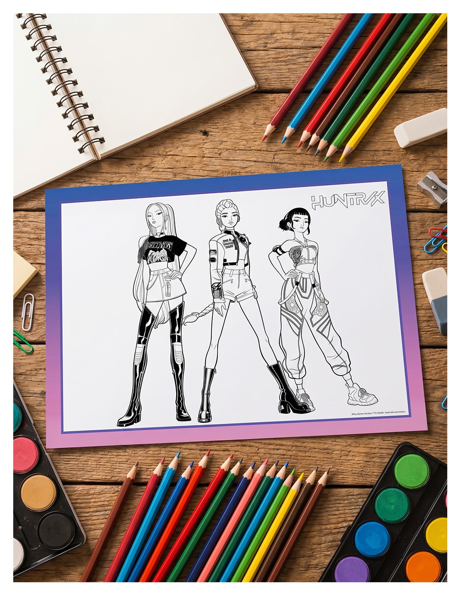 Poster mágico de las Guerreras K-Pop 3