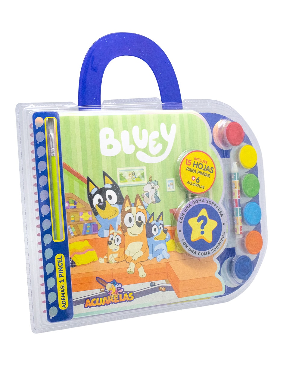 Libro de Acuarelas Bluey de Edición Ilustrada 1