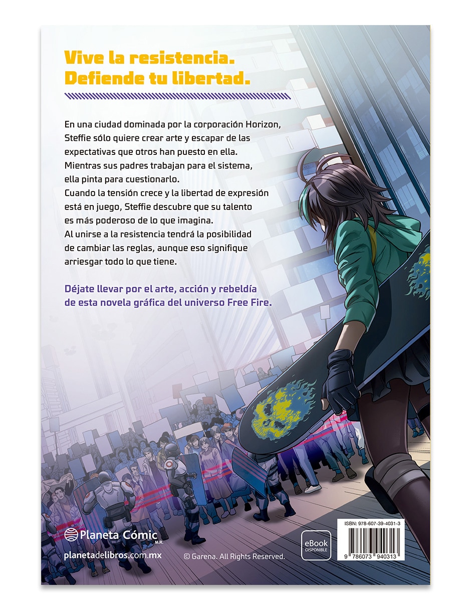 Cómic Garena Free Fire. Las fugitivas. Steffie