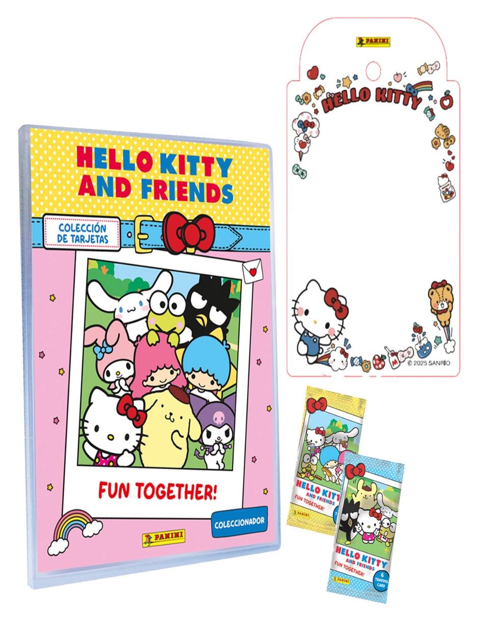 Álbum con estampas Panini Coleccionable de Hello Kitty and Friends Pasta blanda