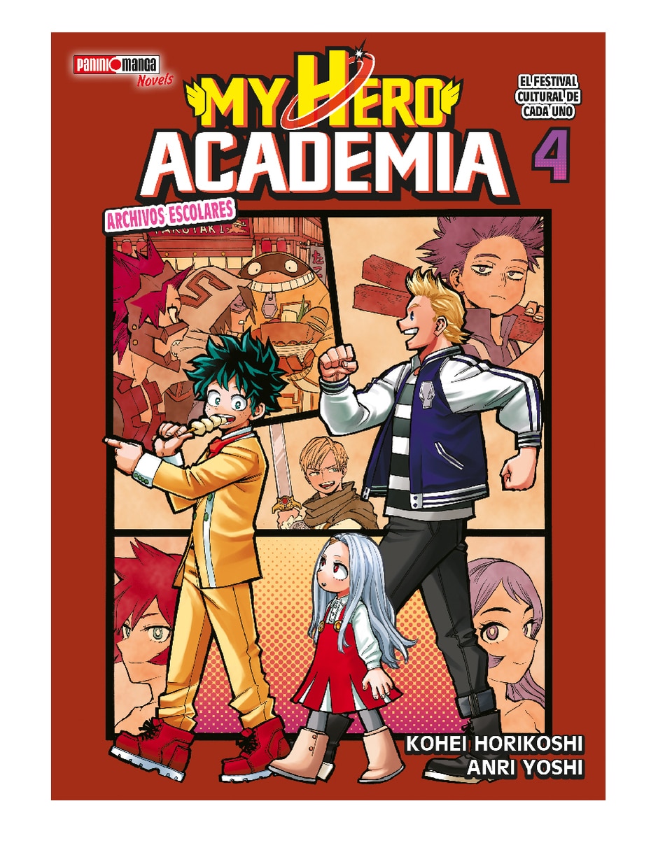 Manga My Hero Academia School Briefs Novela N.4