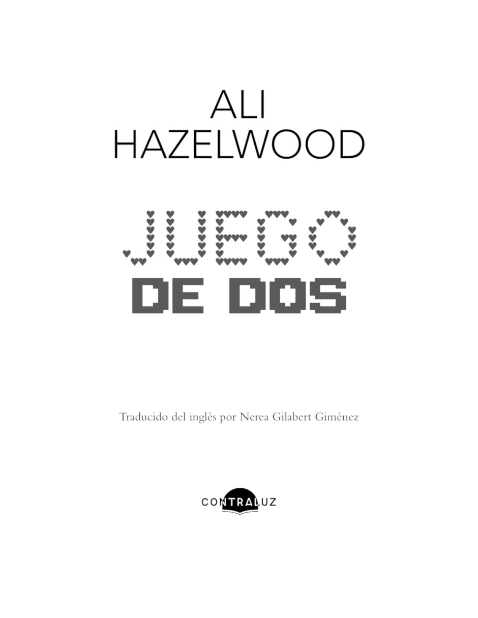 Libro Juego de Dos de Hazelwood Ali 2