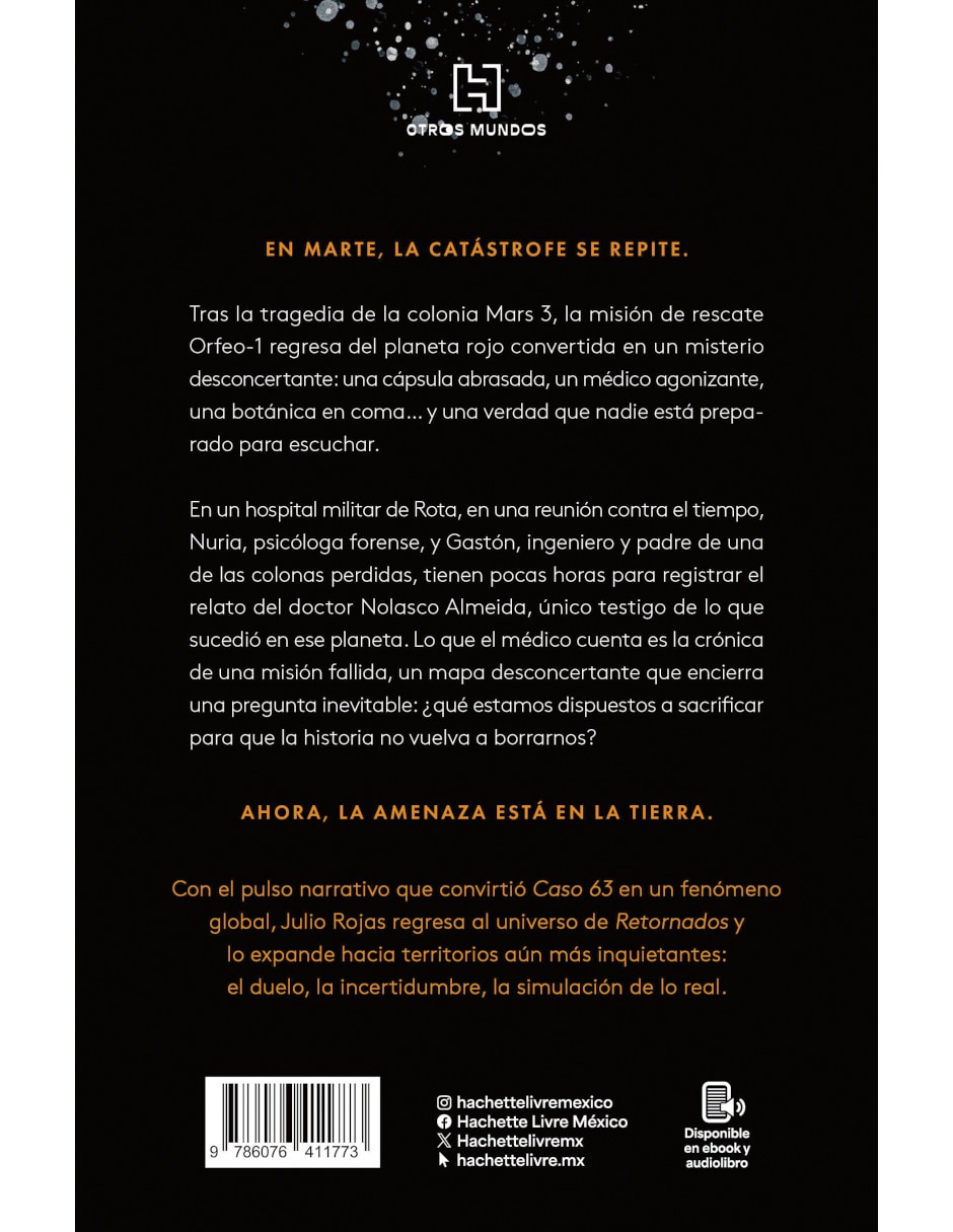 Libro Mensajera (Retornados 2) de Julio Rojas 2