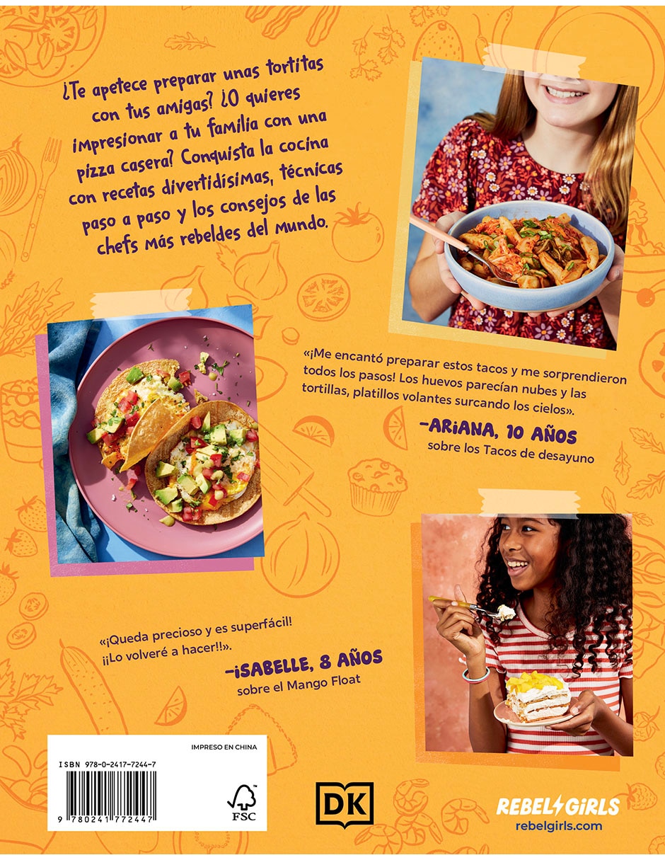 El Libro de Cocina para Niñas Rebeldes de Dk El Libro de Cocina para Niñas Rebeldes de Dk