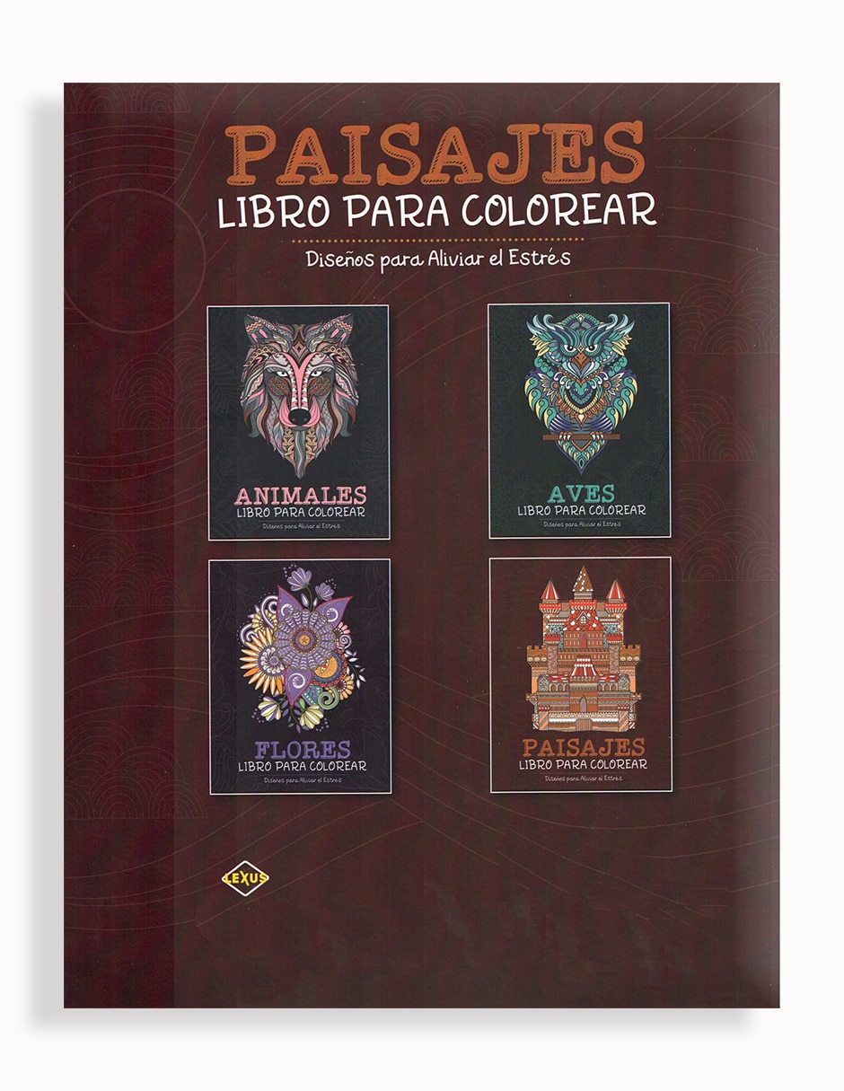Libro colorear Paisajes 2